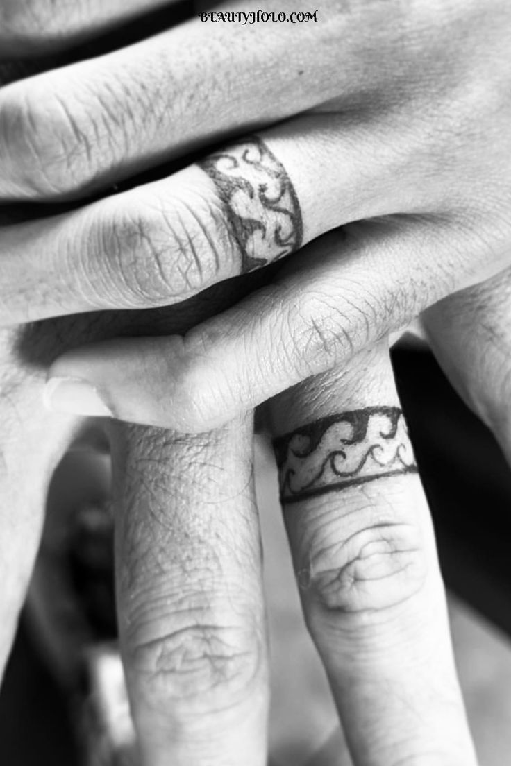 wedding ring tattoos for men 0074