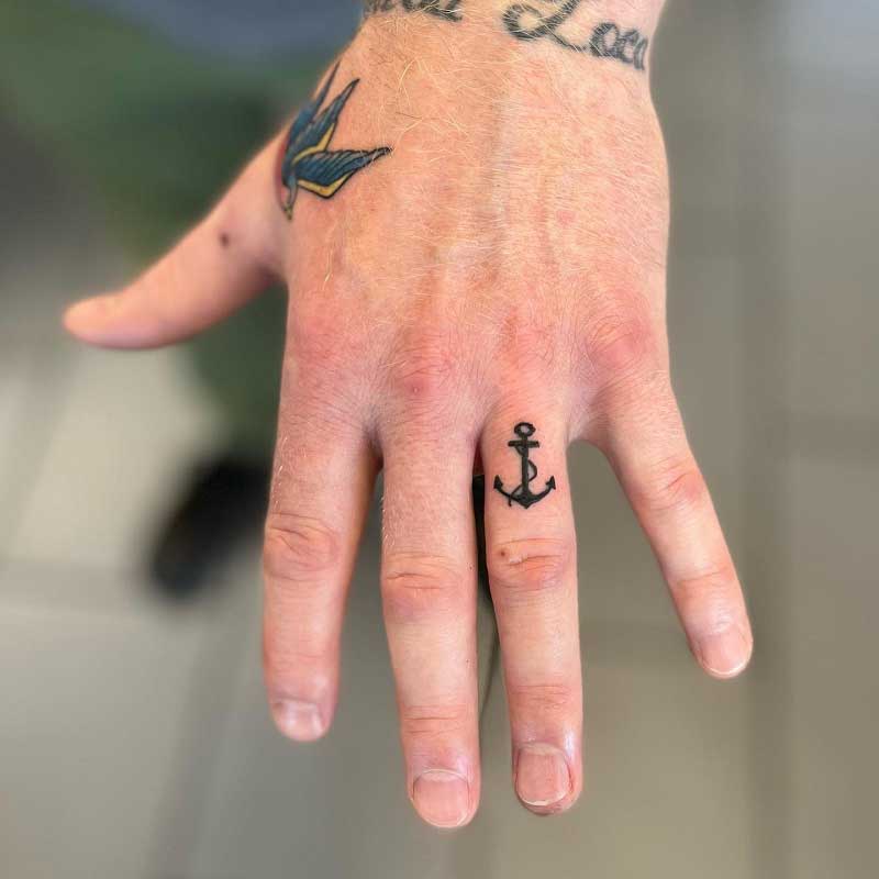 wedding ring tattoos for men 0079