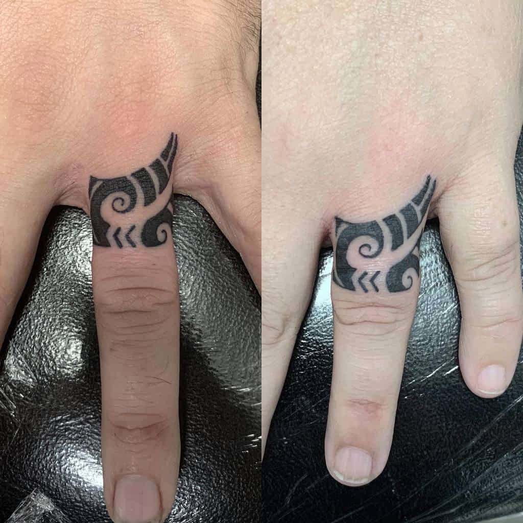 wedding ring tattoos for men 0083