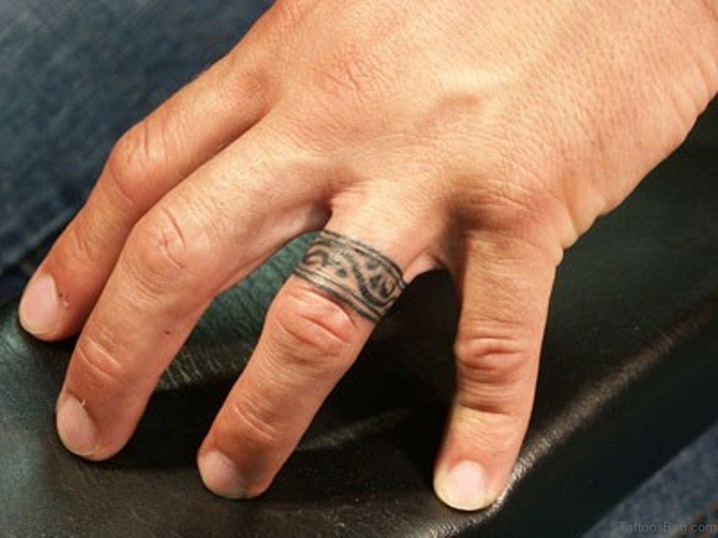 wedding ring tattoos for men 0088