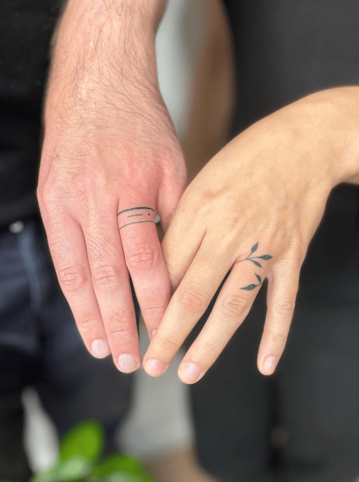 wedding ring tattoos for men 0092