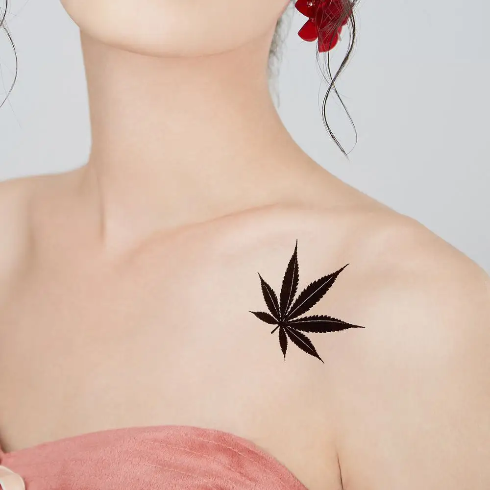 weed tattoos for men 0035