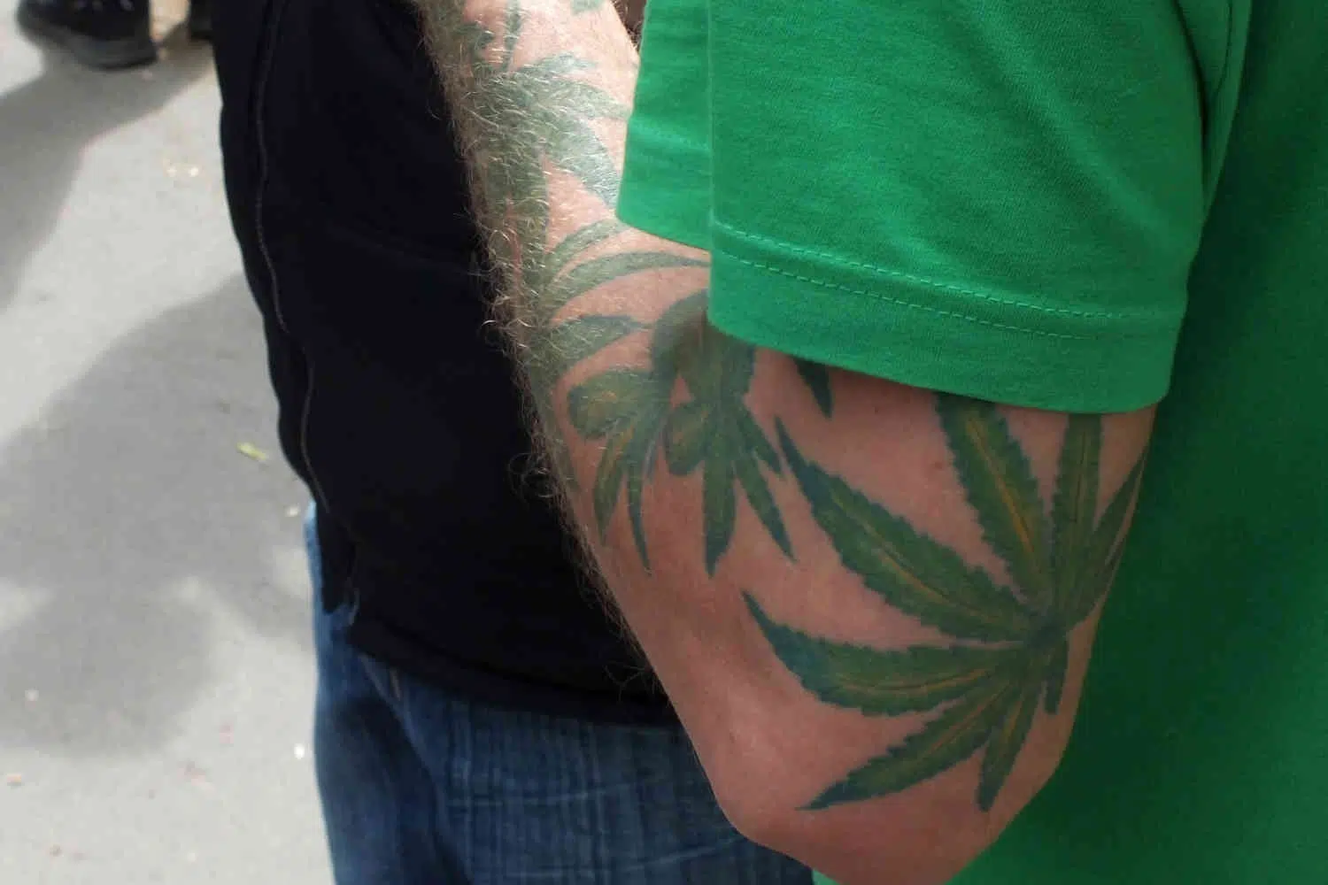 weed tattoos for men 0039