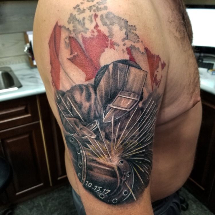 welding tattoos for men trends