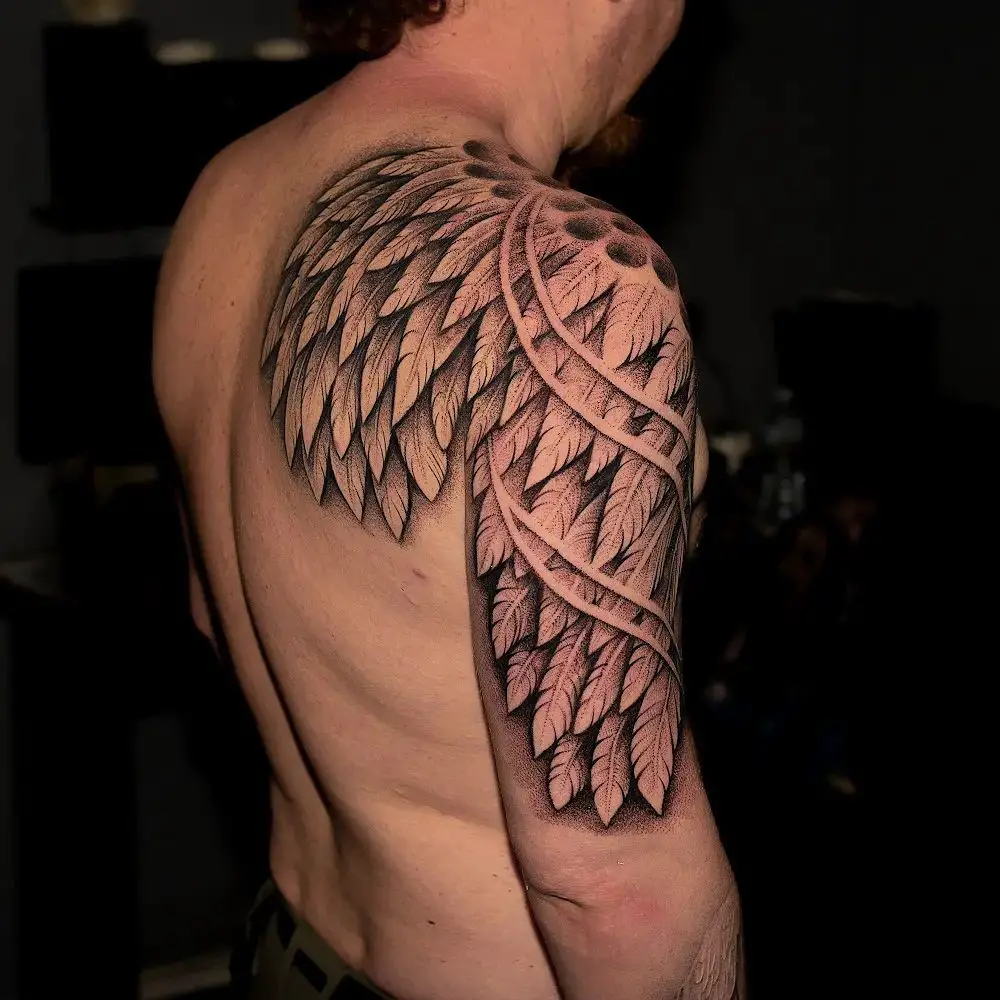 wing tattoos for men 0021