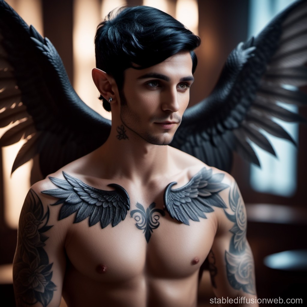 wing tattoos for men 0030