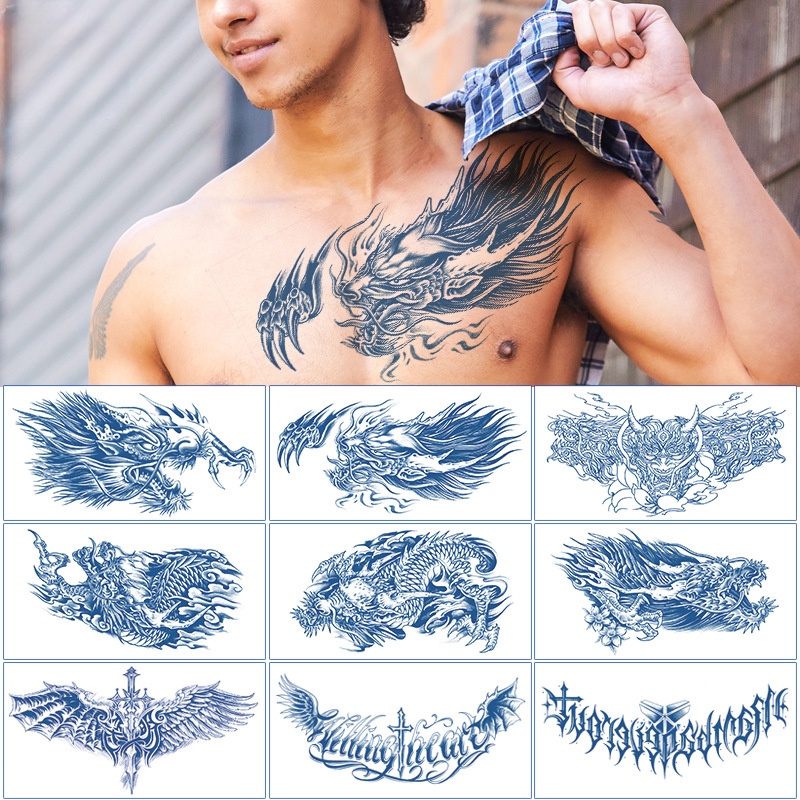 wing tattoos for men 0031