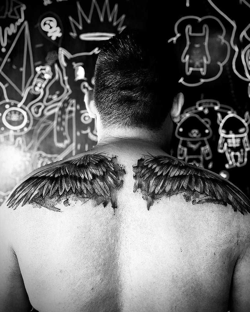 wing tattoos for men 0032