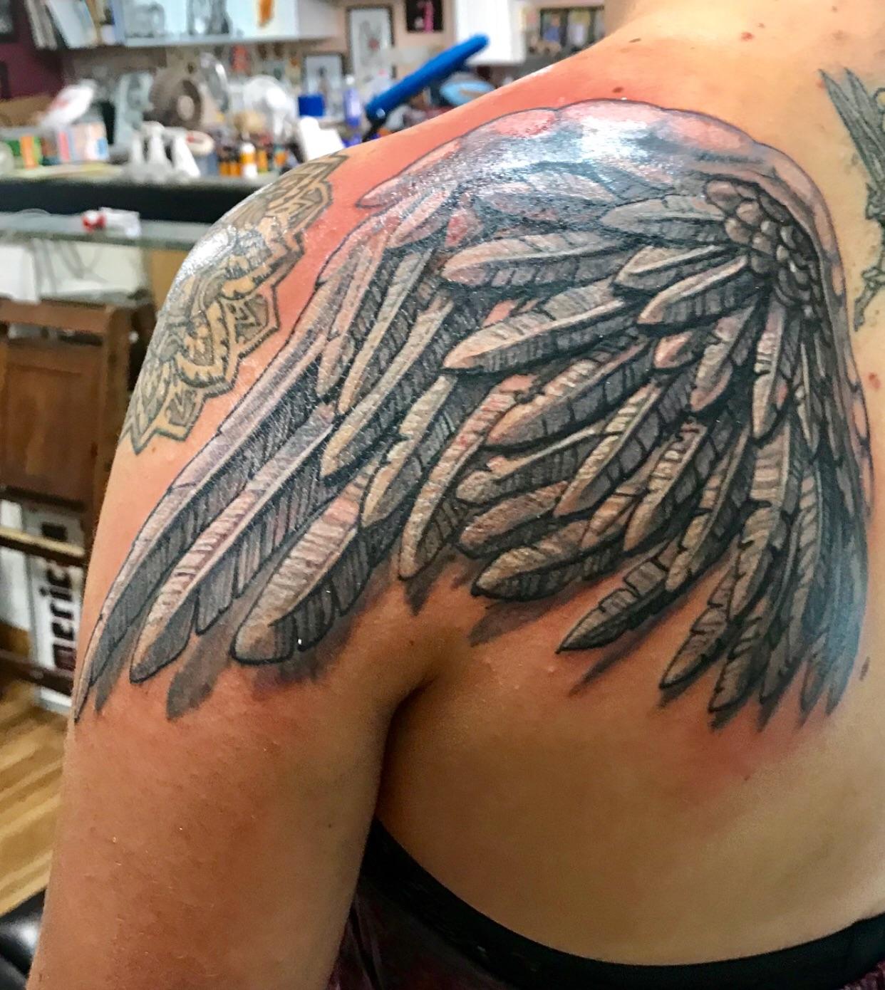 wing tattoos for men 0045