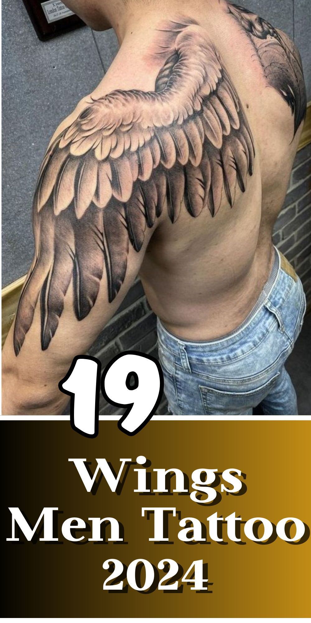 wing tattoos for men 0062