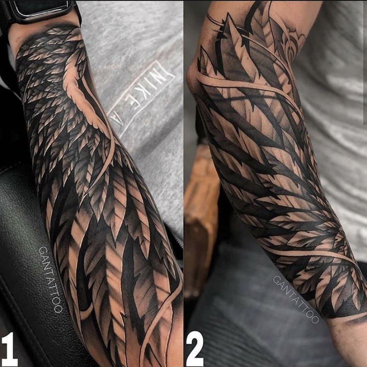 wing tattoos for men 0080