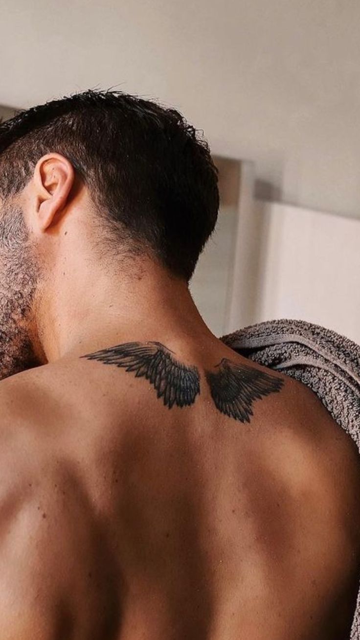 wing tattoos for men 0087