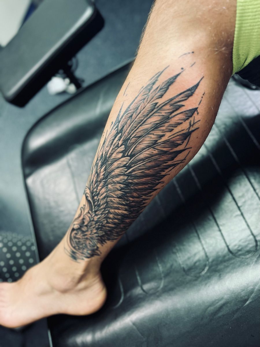 wing tattoos for men 0089