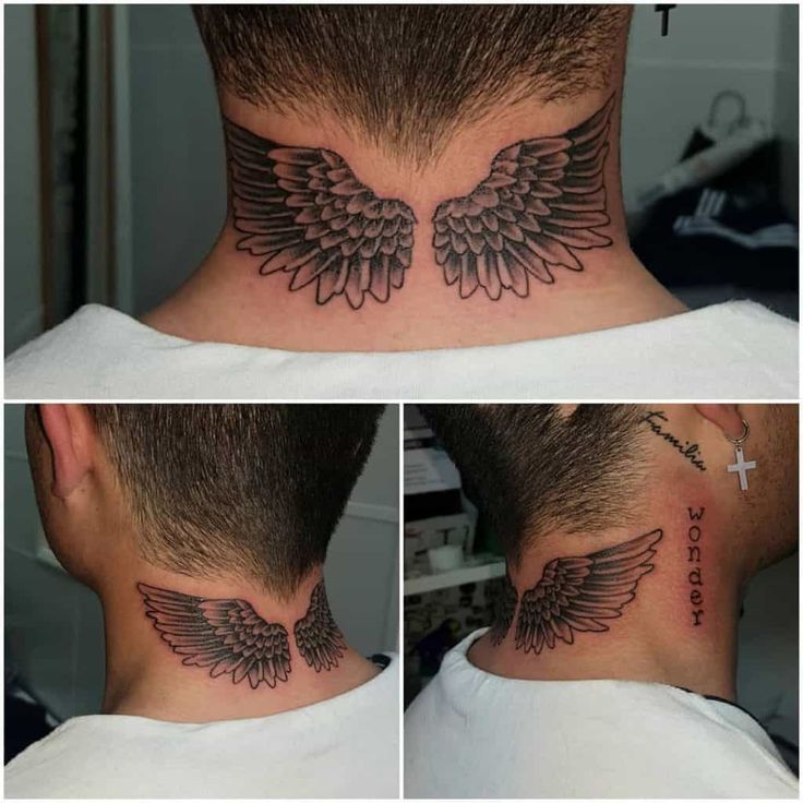 wing tattoos for men 0091