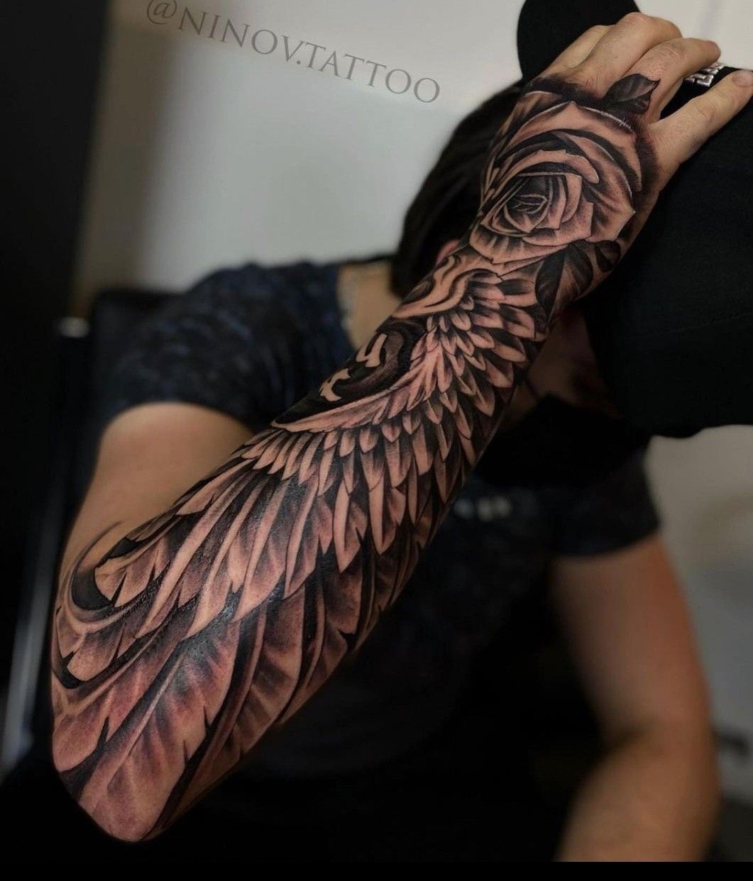 wing tattoos for men 0094