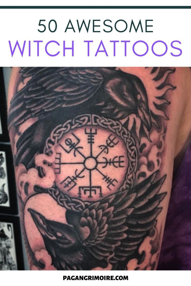 Witchy tattoos for men ideas