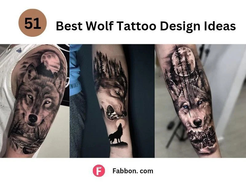 wolf forearm tattoos for men 0067