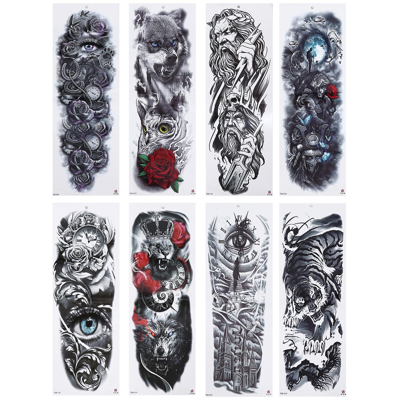 wolf forearm tattoos for men 0078