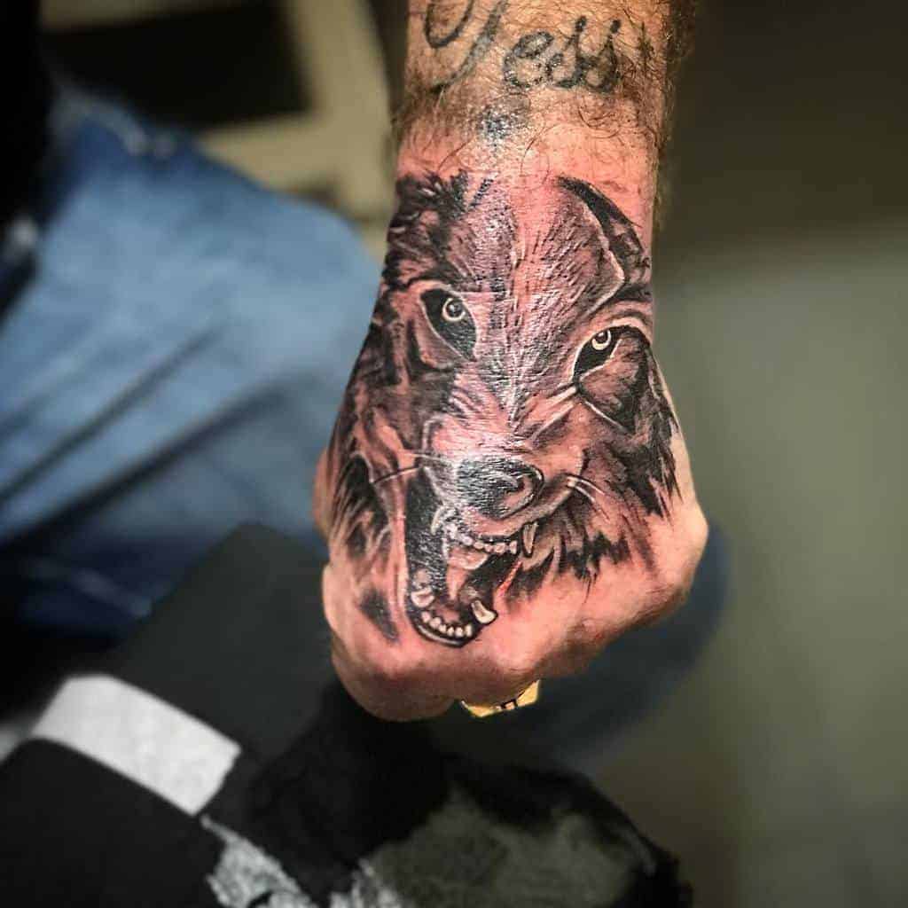 wolf hand tattoos for men 0010