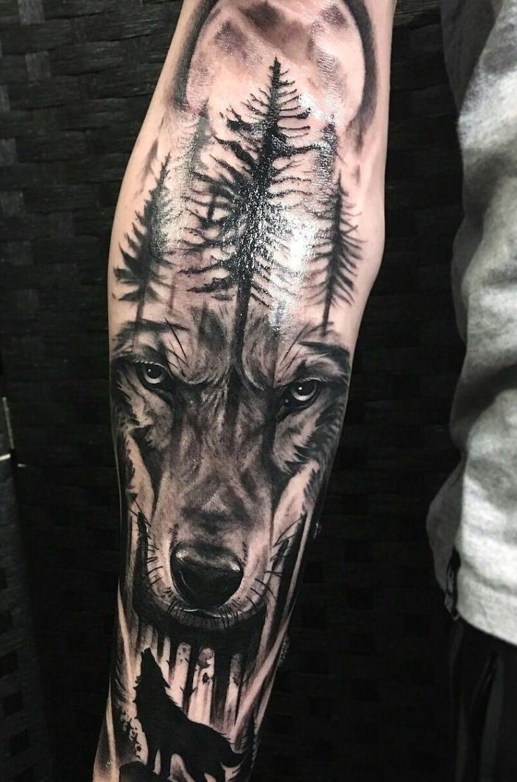 wolf hand tattoos for men 0023