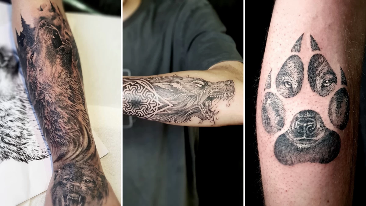 wolf hand tattoos for men 0024