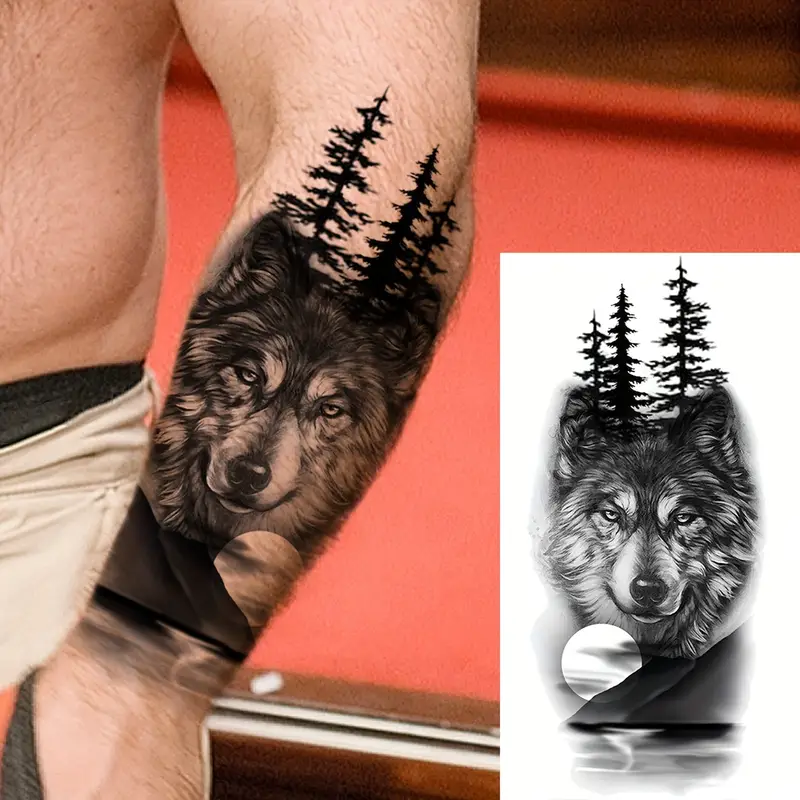 wolf hand tattoos for men 0036