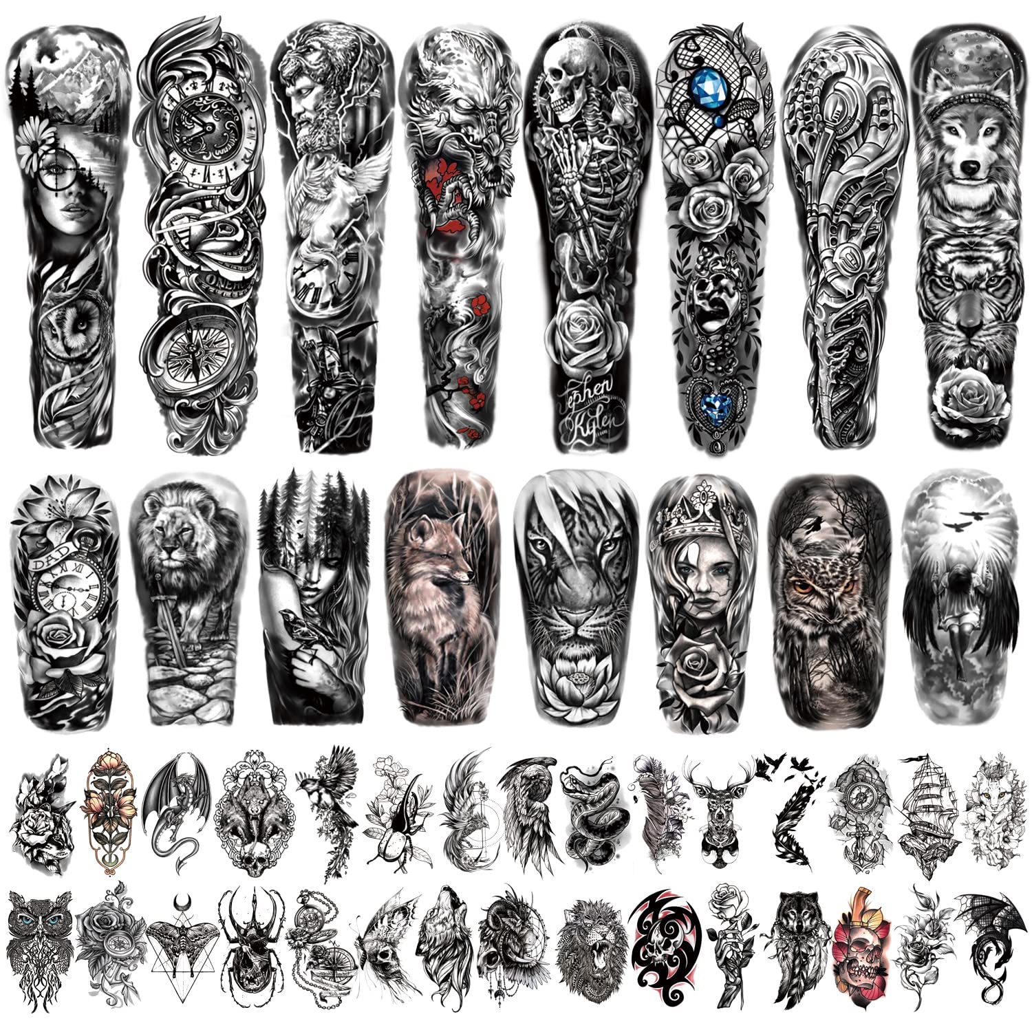 wolf hand tattoos for men 0066