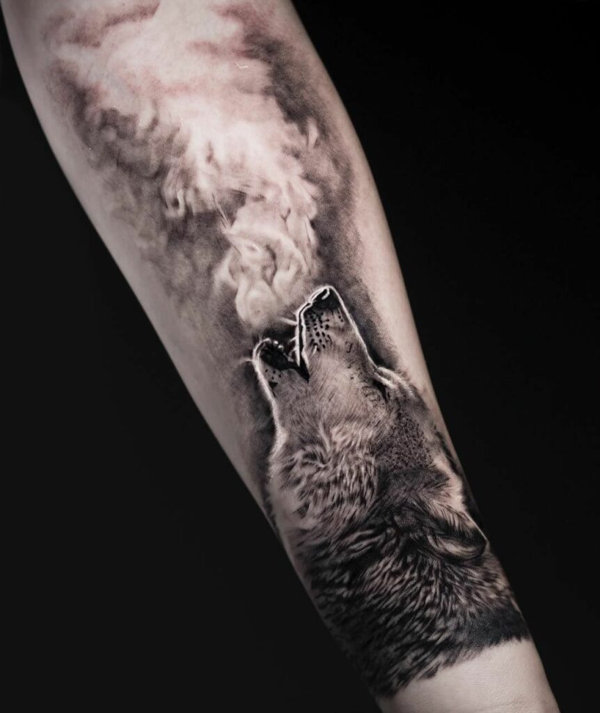 wolf hand tattoos for men 0069