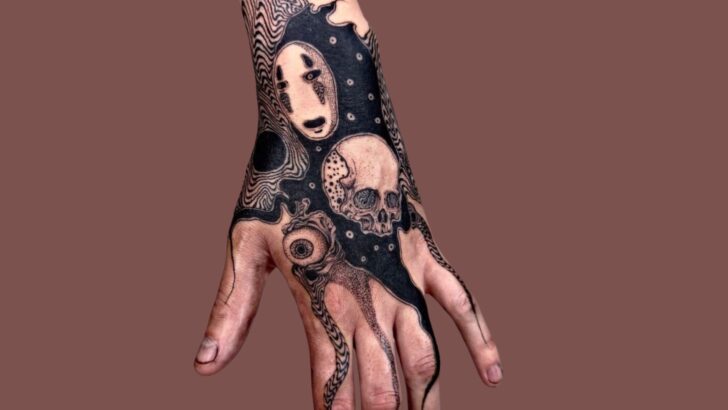 wolf hand tattoos for men 0090