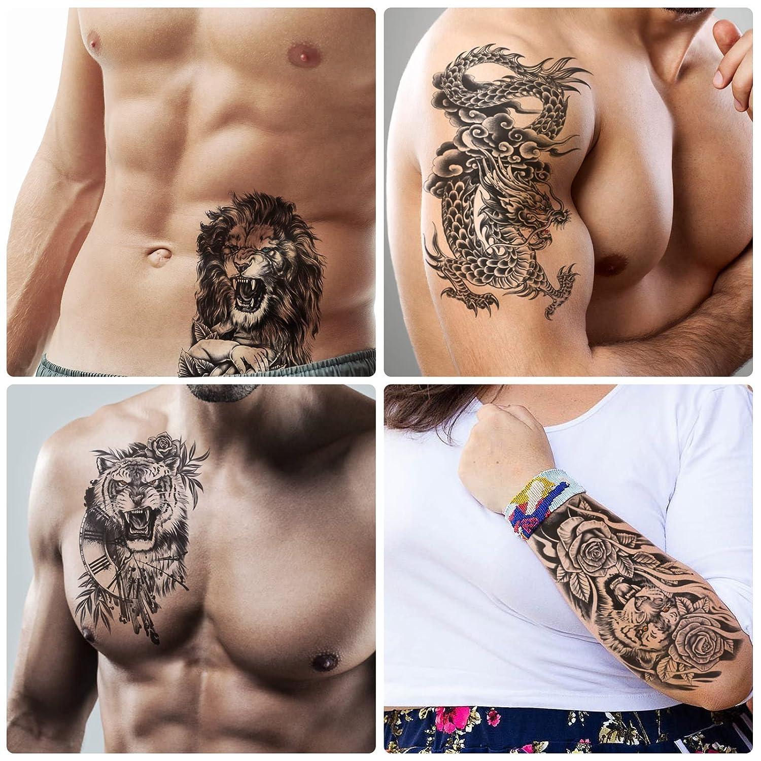 wolf tattoo sleeves for men 0038