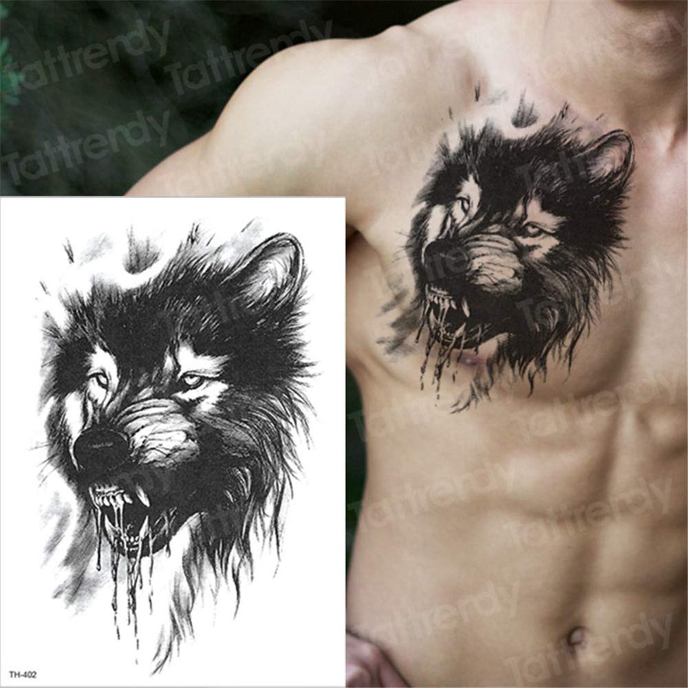 wolf tattoo sleeves for men 0044