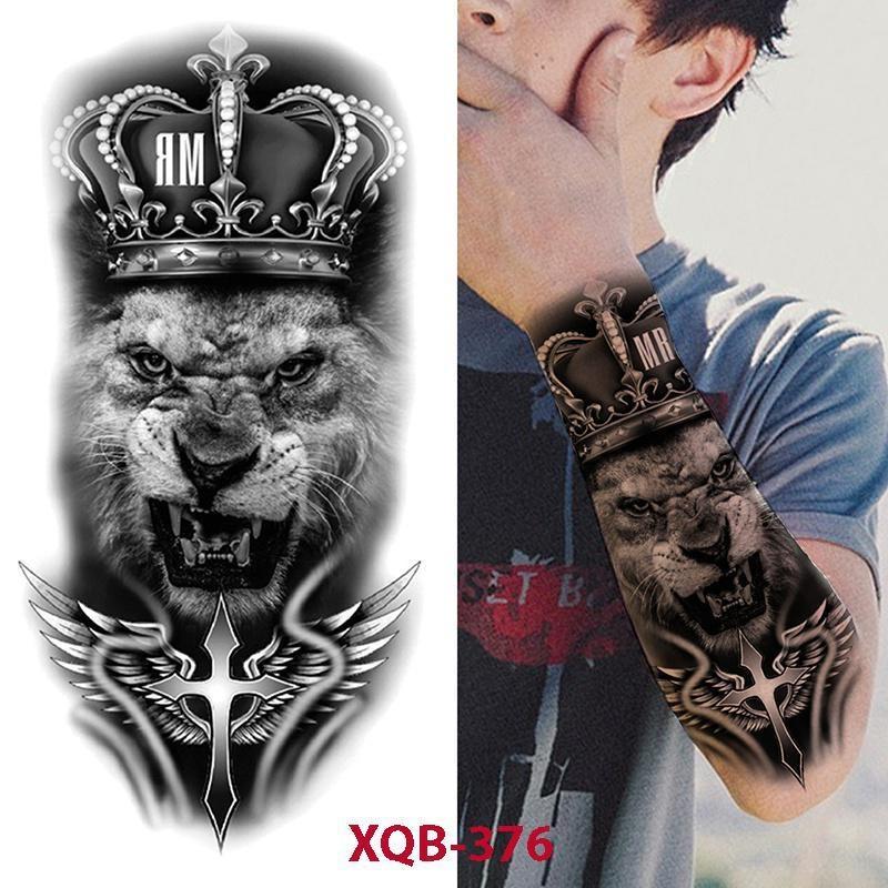 wolf tattoo sleeves for men 0062