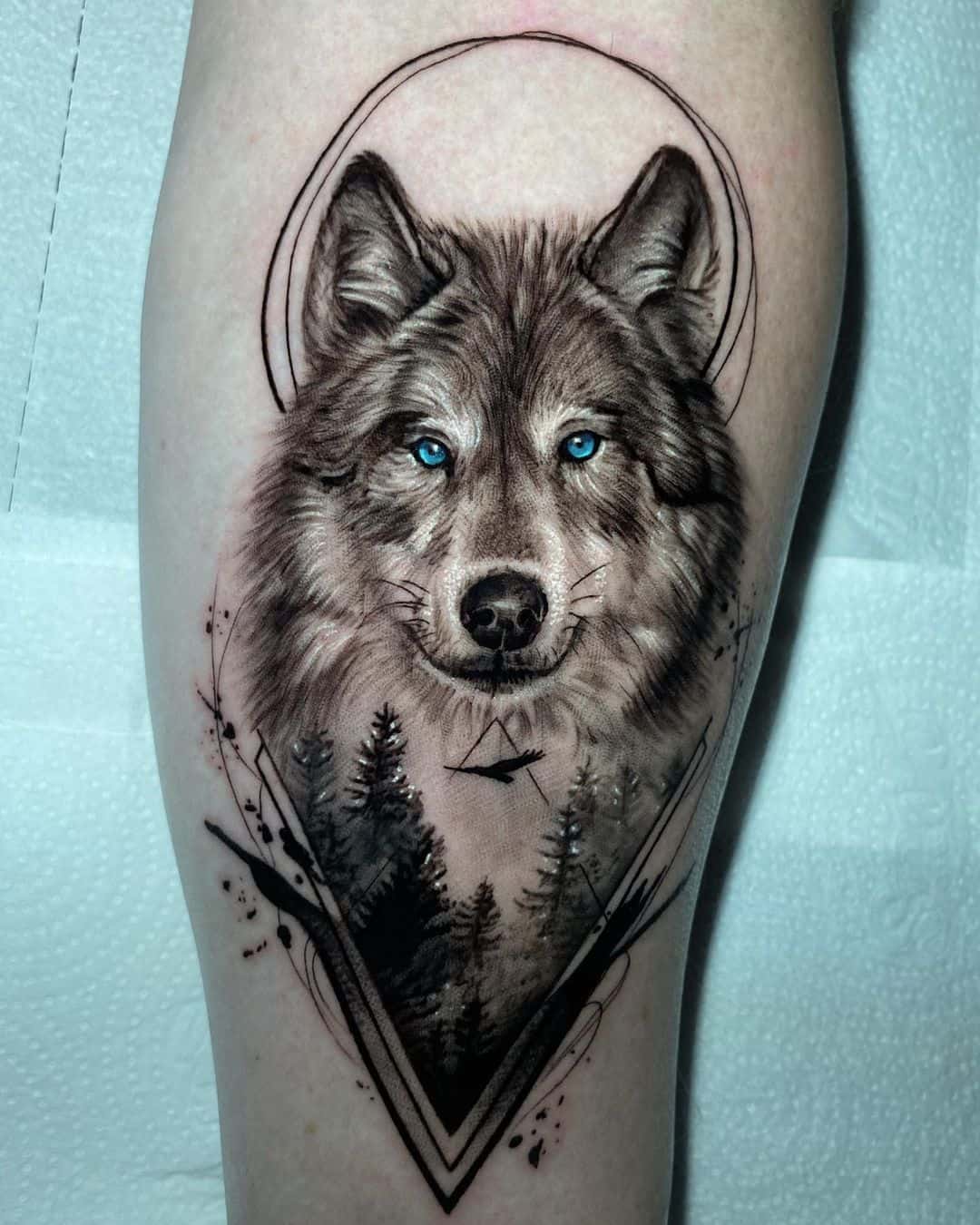 wolf tattoos for men designs