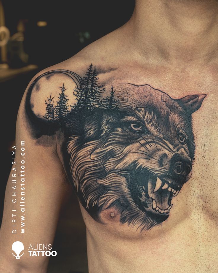 wolf tattoos for men 0012