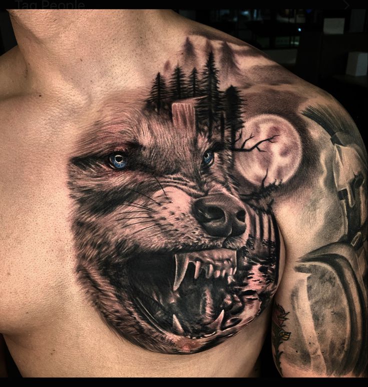 wolf tattoos for men 0041