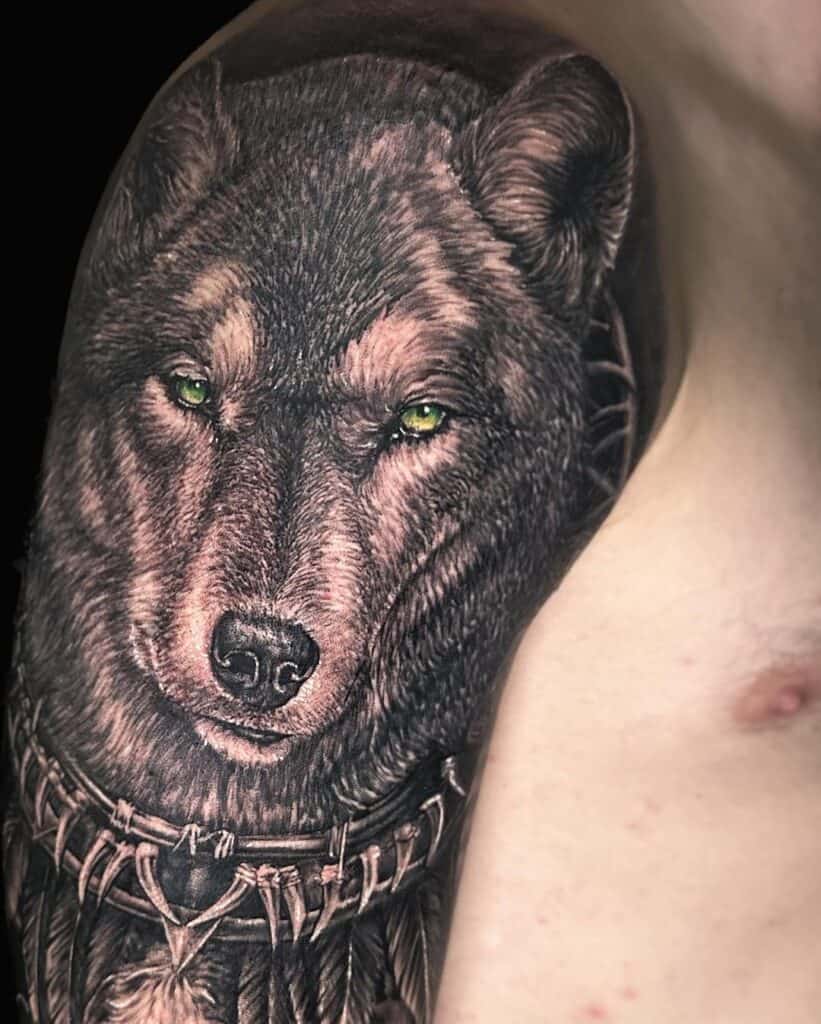 wolf tattoos for men 0089