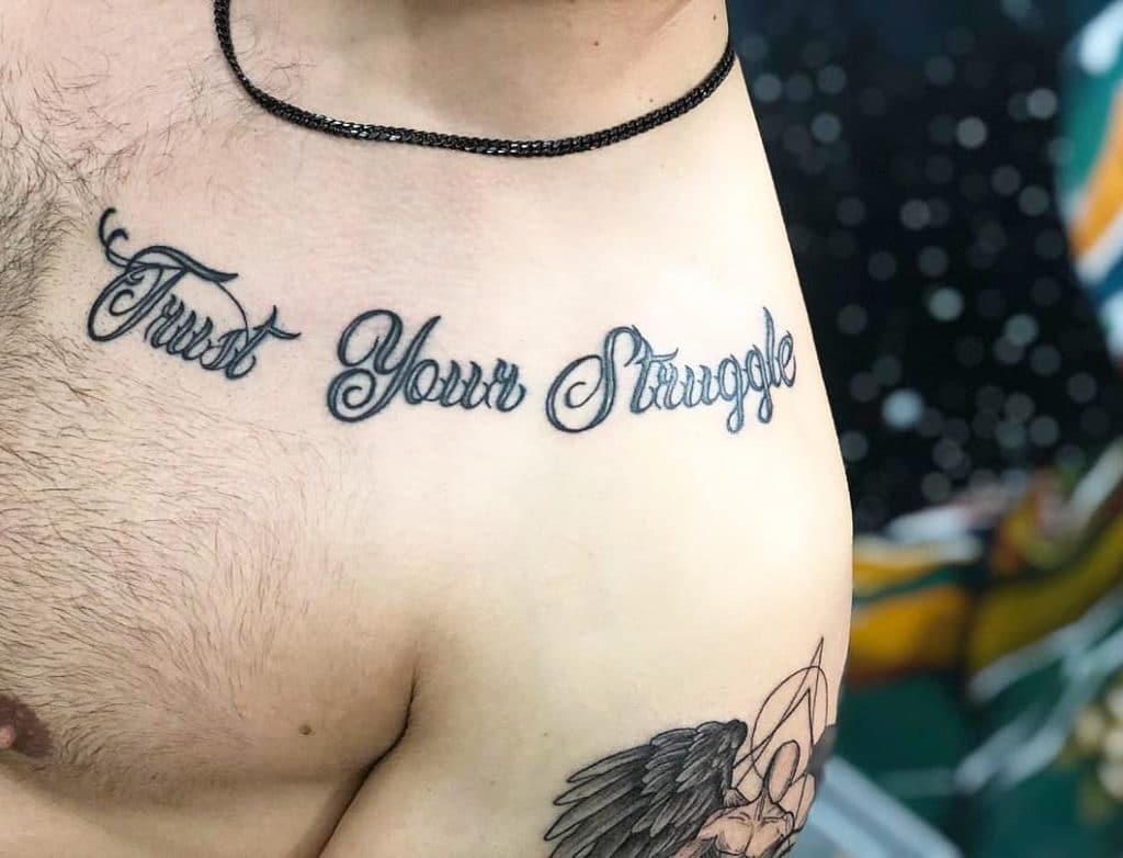 word tattoos for men 0049