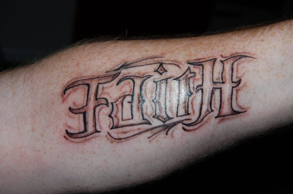 word tattoos for men 0080