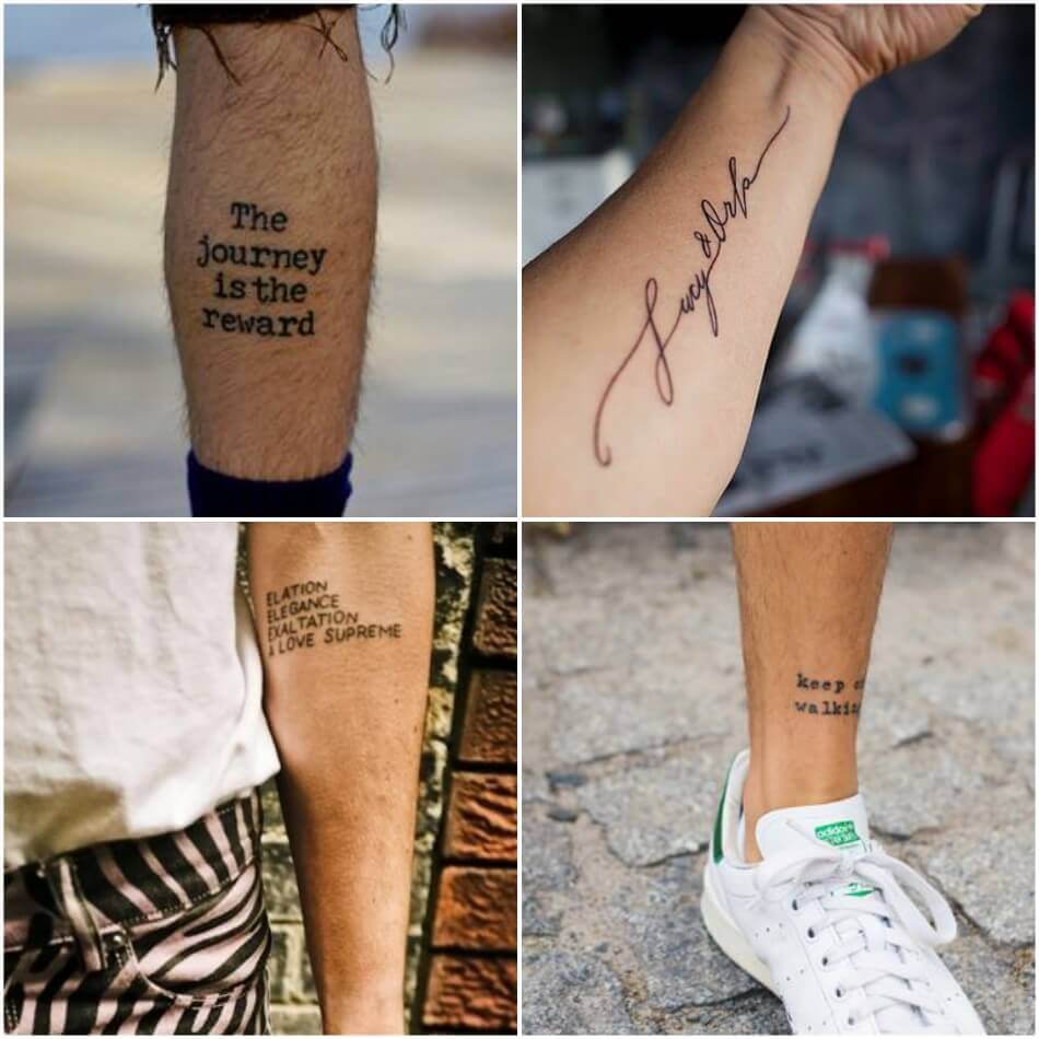 word tattoos for men 0088