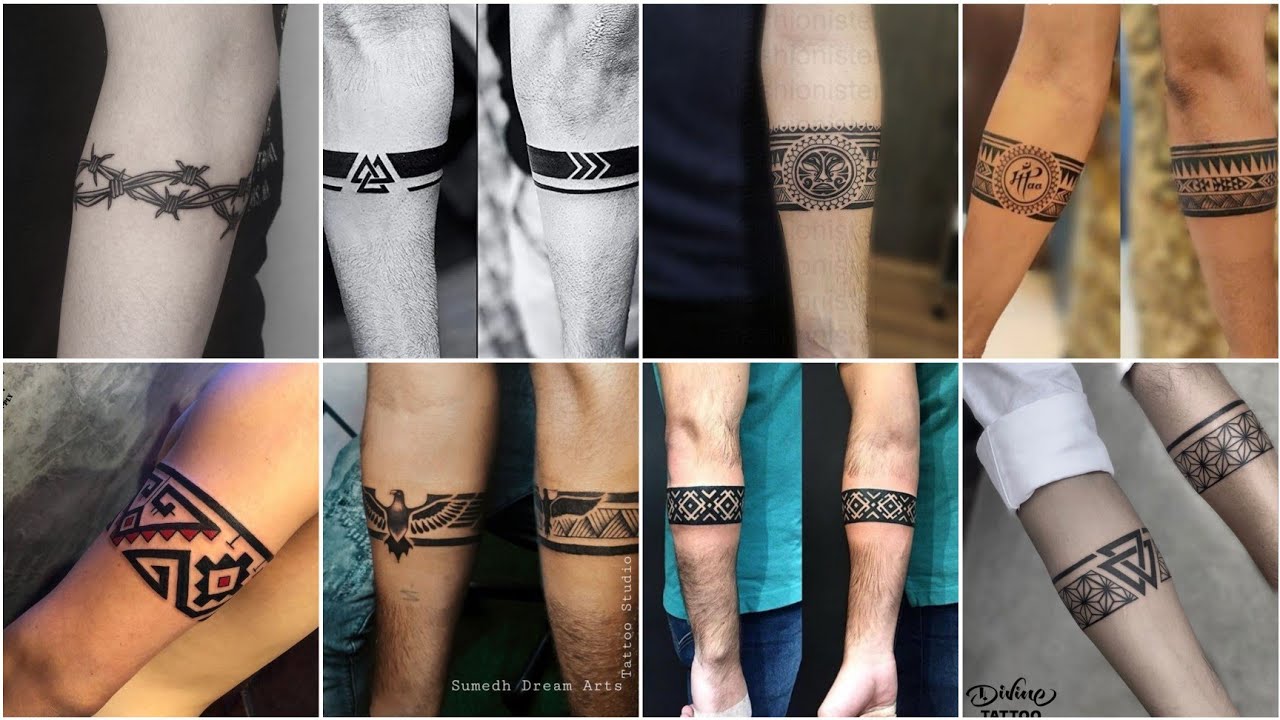 wrist band tattoos for men 0010