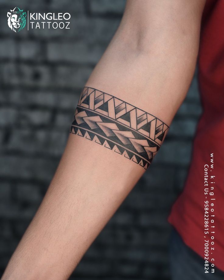 wrist band tattoos for men 0023