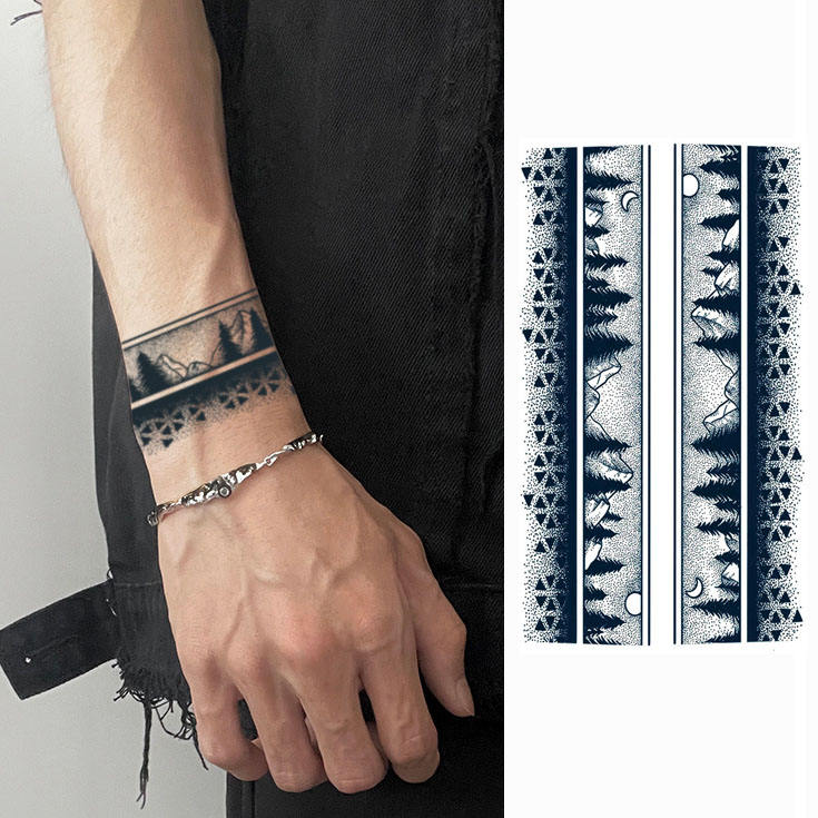 wrist band tattoos for men 0028