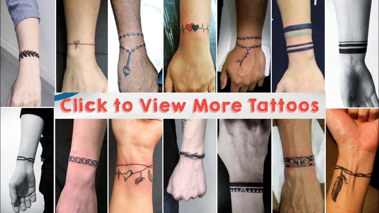 wrist band tattoos for men 0055