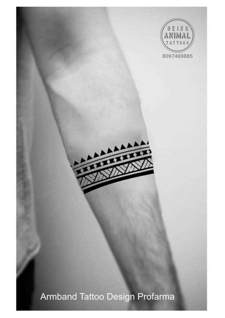 wrist band tattoos for men 0085