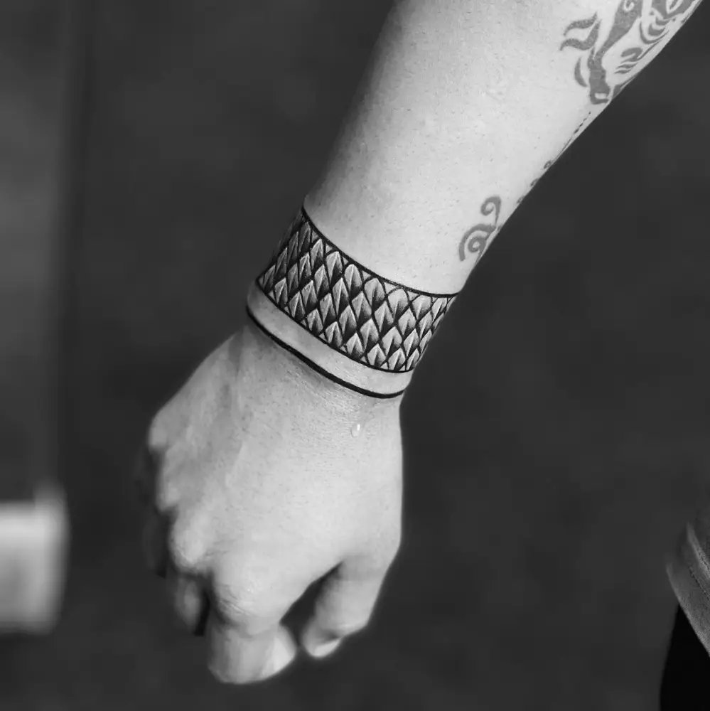 wrist band tattoos for men 0096