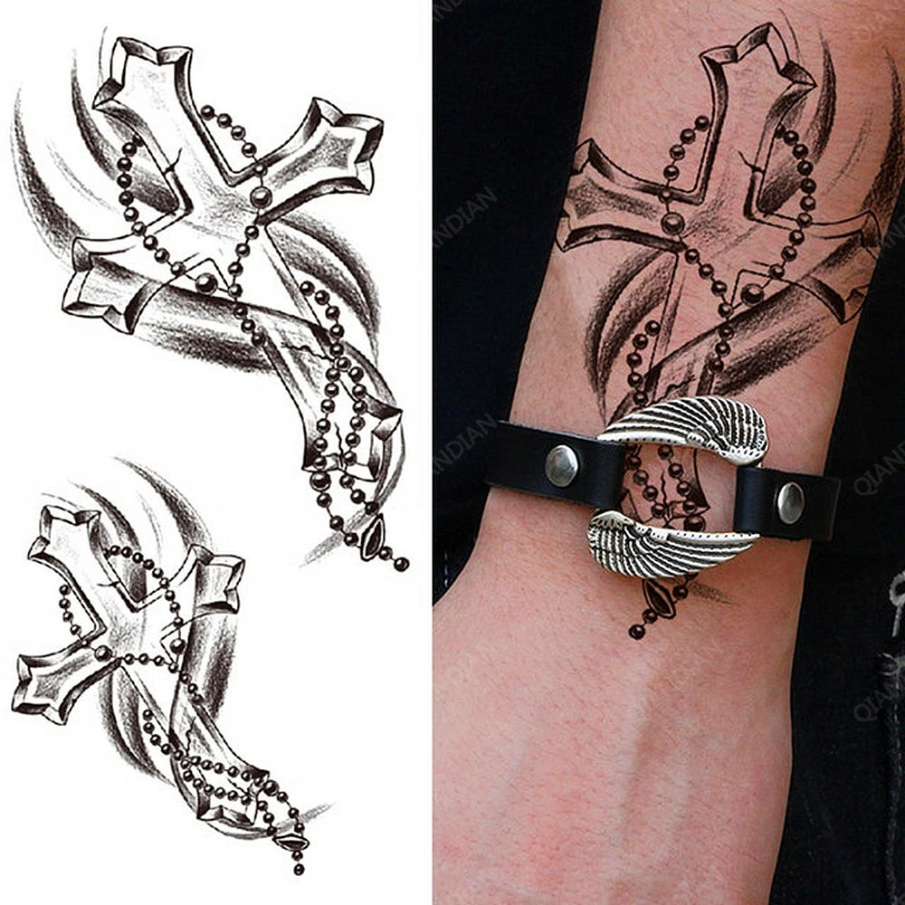 wrist Cross tattoos for men 0016