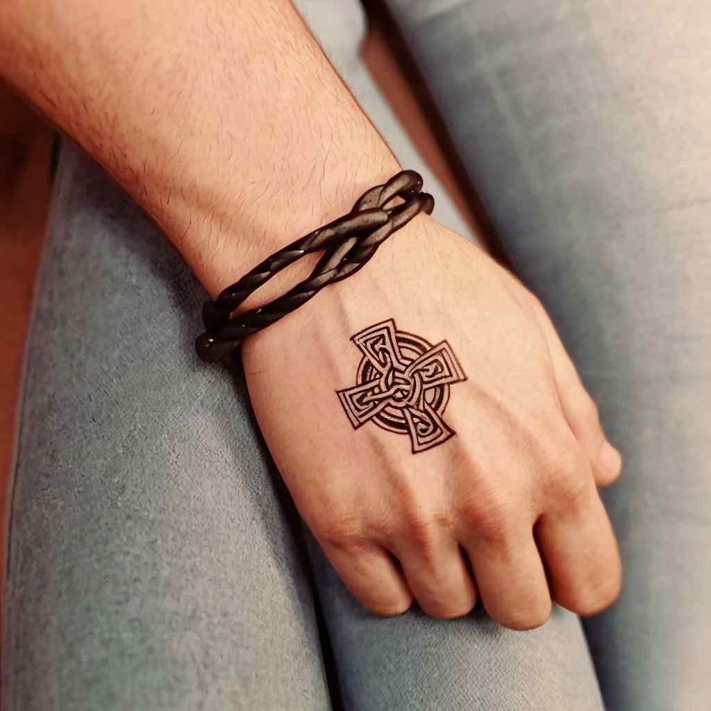 wrist Cross tattoos for men 0082