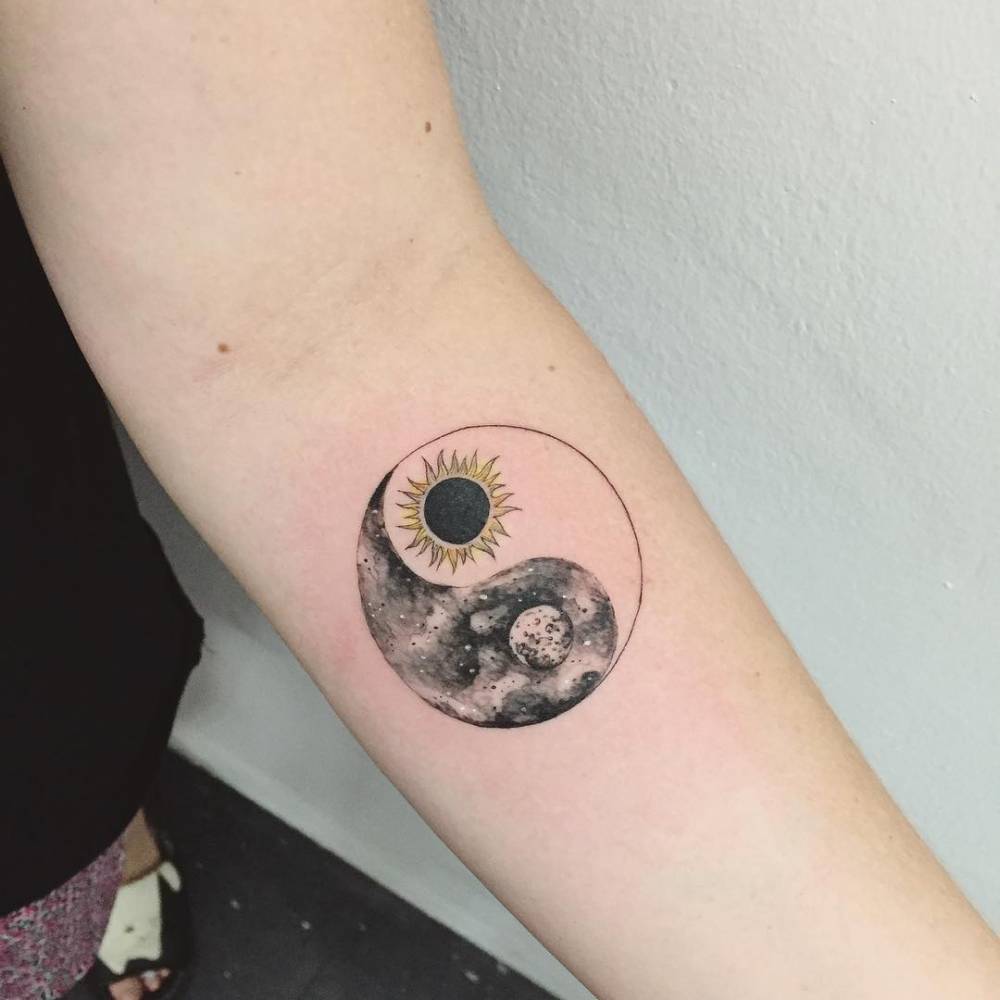 Yin Yang tattoos for men 0014