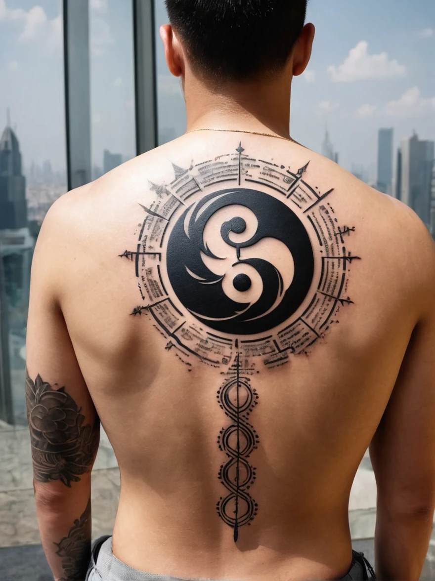 Yin Yang tattoos for men 0019