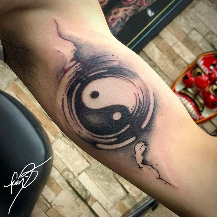 Yin Yang tattoos for men 0041